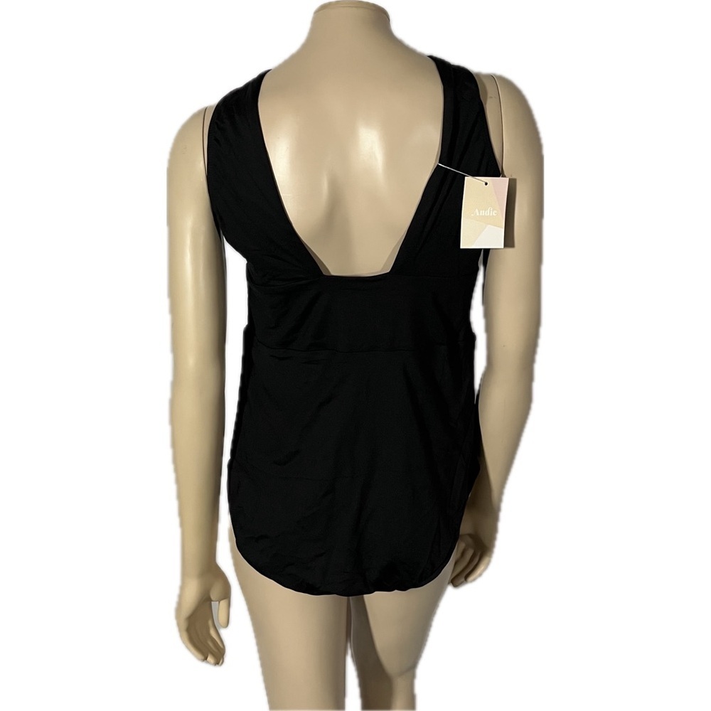 NWT Andie Mykonos One piece Swimsuit in Black - Picture 8 of 9